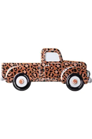 12" Metal Embossed Truck: Leopard Spots
