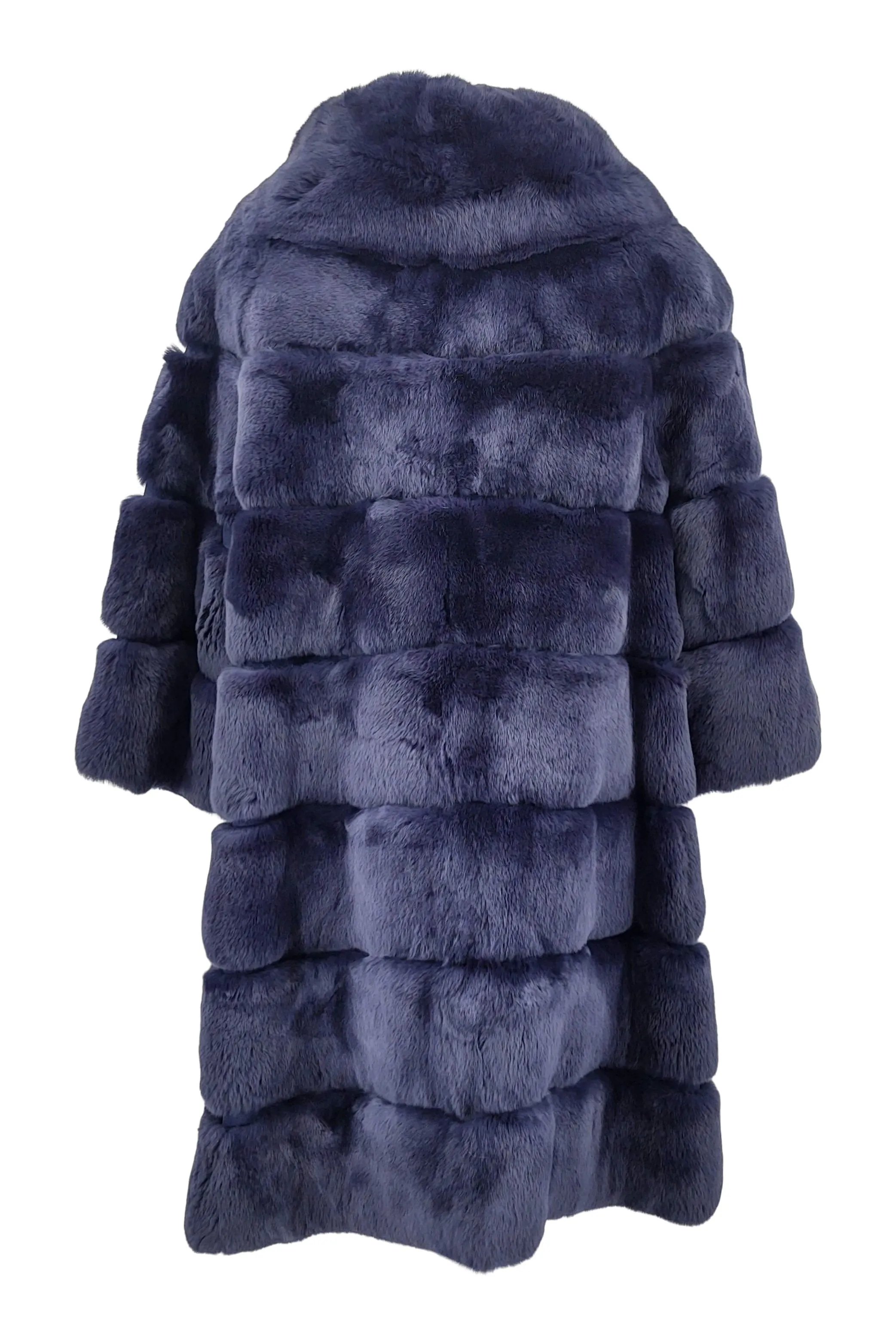 20156A, 75 cm. - Rex - Women - Navy / Rex Kanin Pels - Levinsky - Kvinde