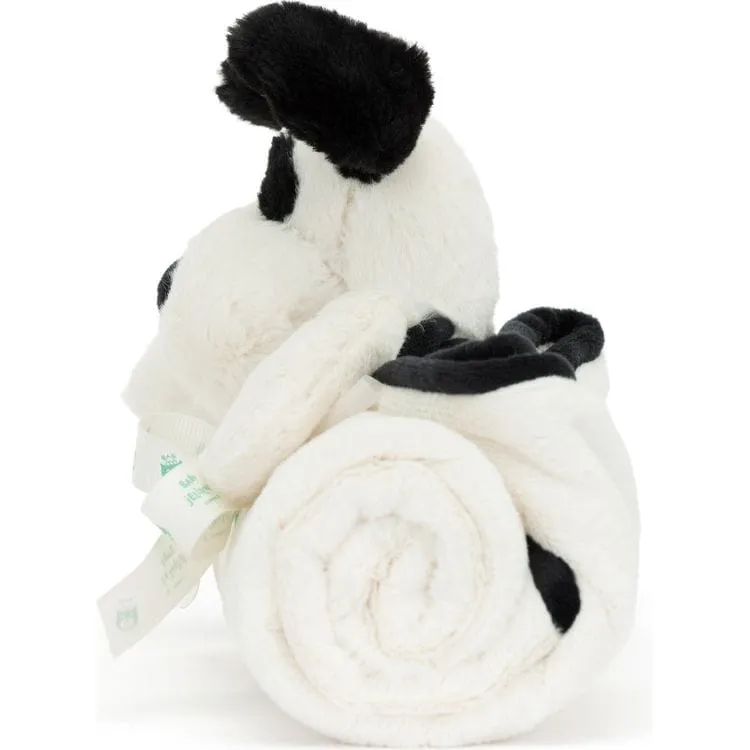 Bashful Black & Cream Puppy Blankie