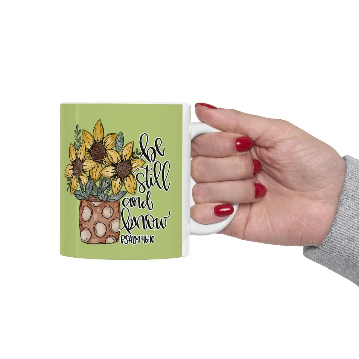 Be Still And Know Flowers 11oz Mug