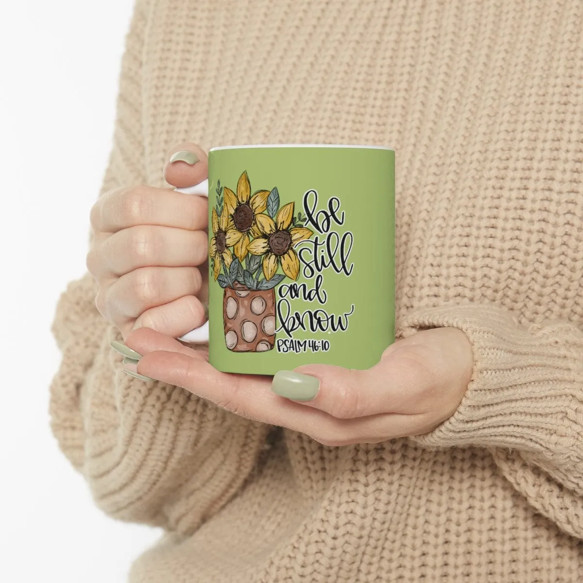 Be Still And Know Flowers 11oz Mug