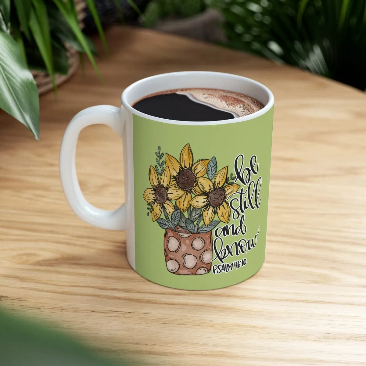 Be Still And Know Flowers 11oz Mug