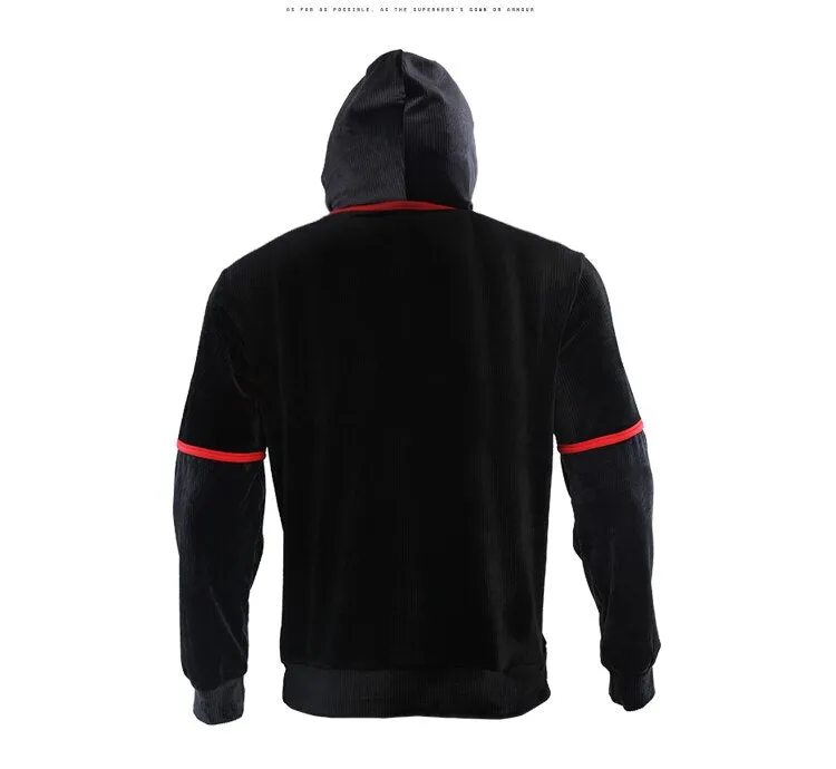 Black IRON MAN Pullover Hoodie
