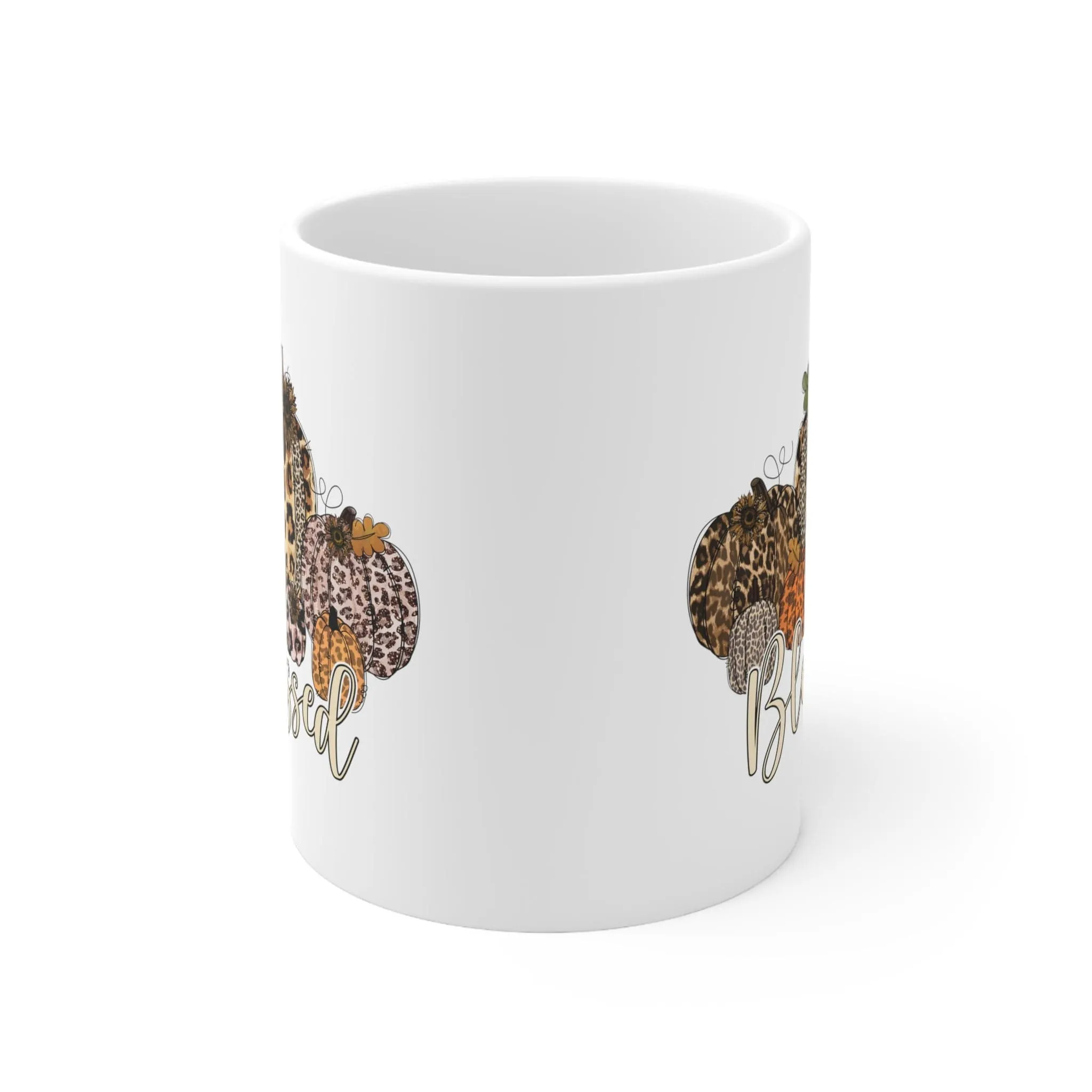 Blessed Leopard Pumpkin 11oz Mug