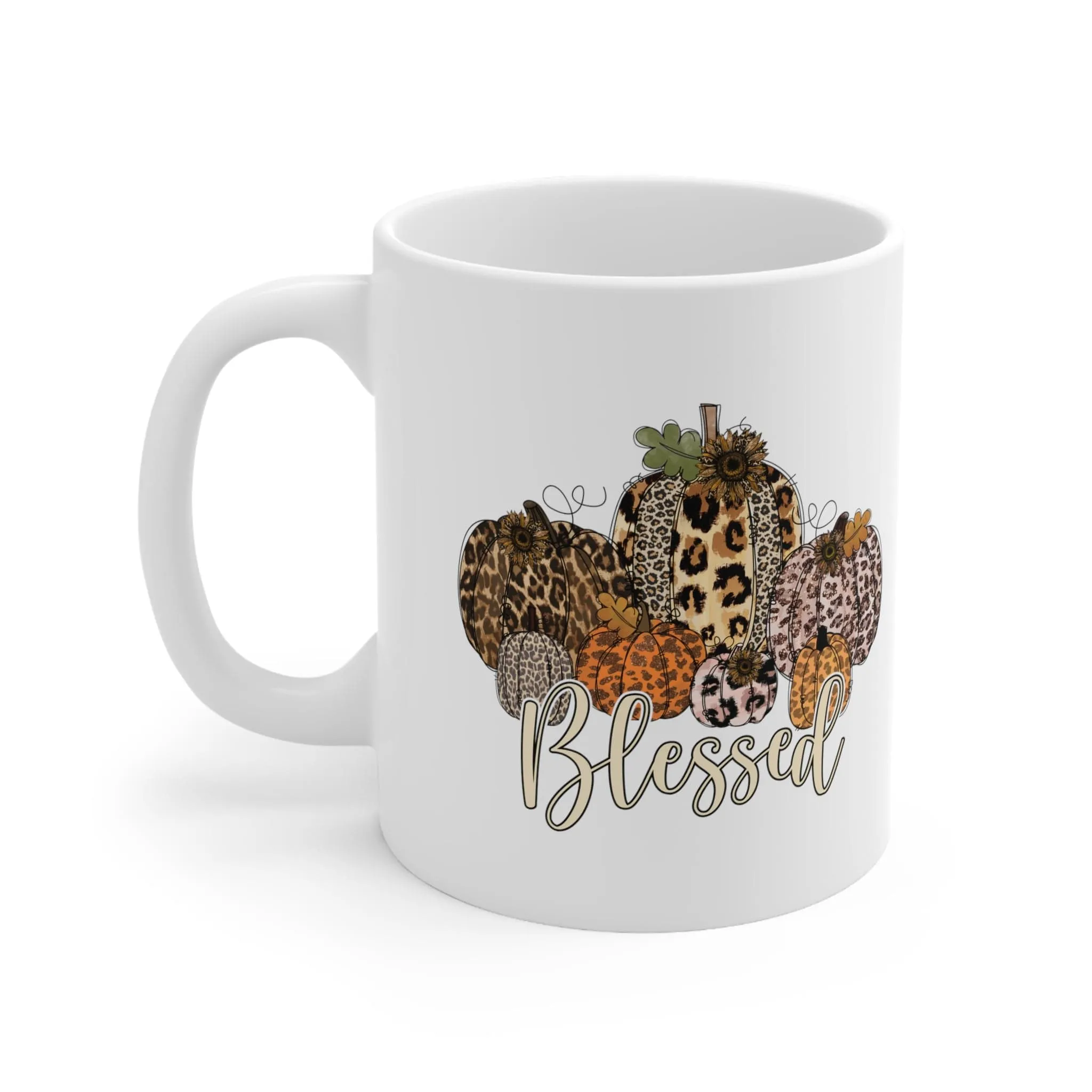 Blessed Leopard Pumpkin 11oz Mug