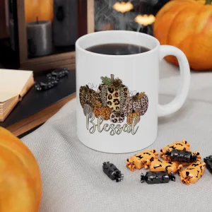 Blessed Leopard Pumpkin 11oz Mug
