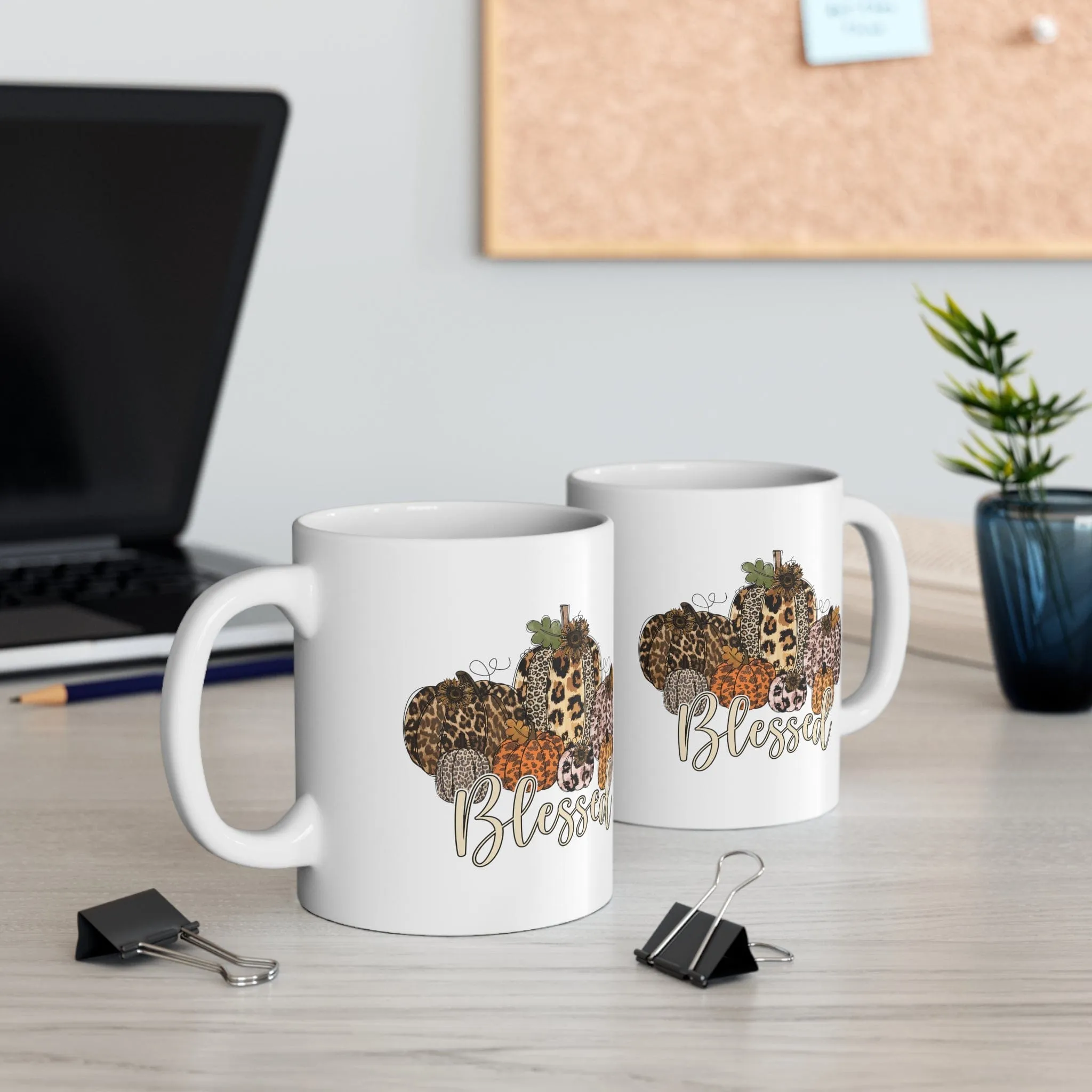 Blessed Leopard Pumpkin 11oz Mug