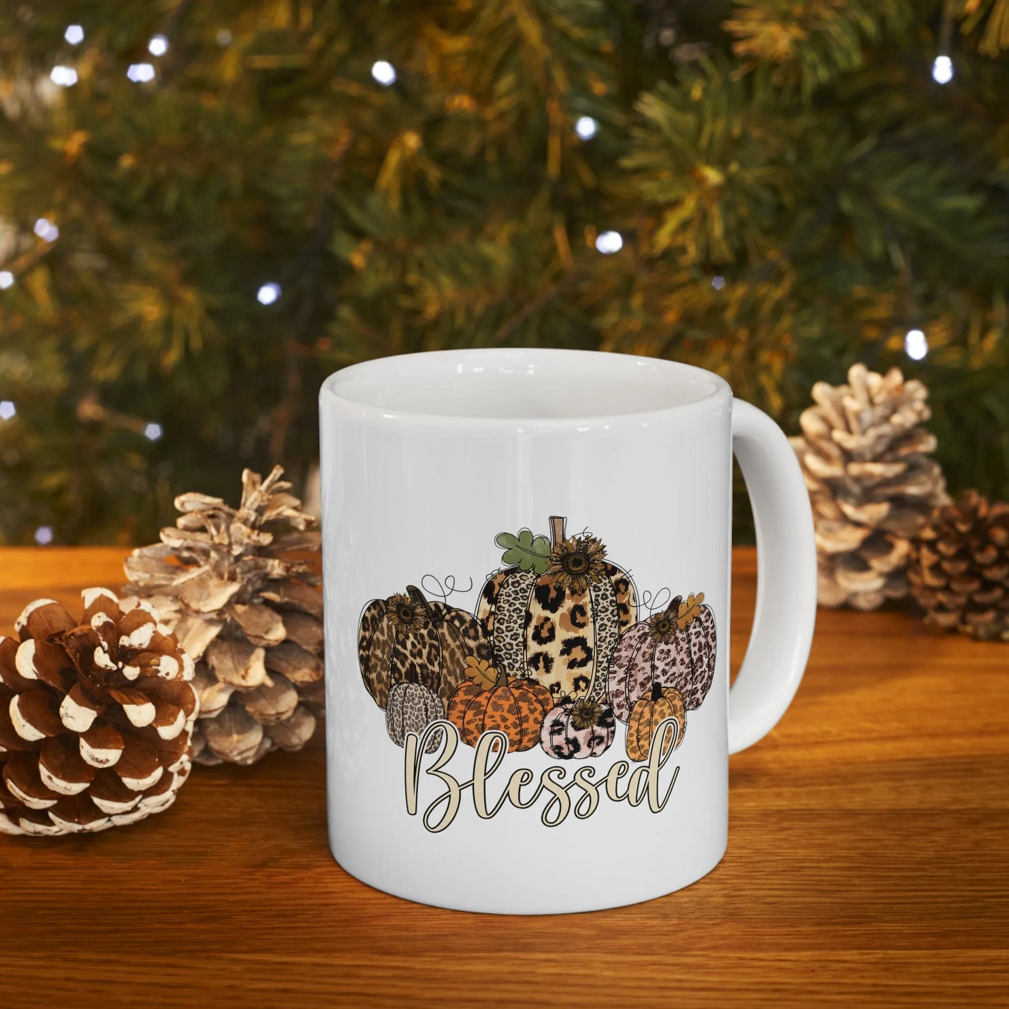 Blessed Leopard Pumpkin 11oz Mug