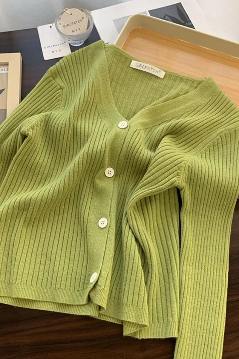 BUTTON DOWN CORDUROY LONG SLEEVE CARDIGAN