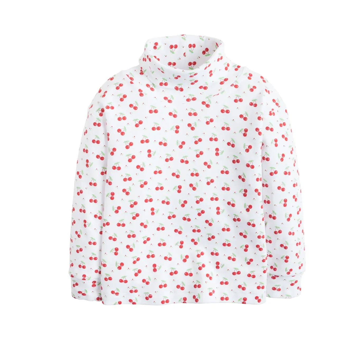 Cherry Printed Turtleneck