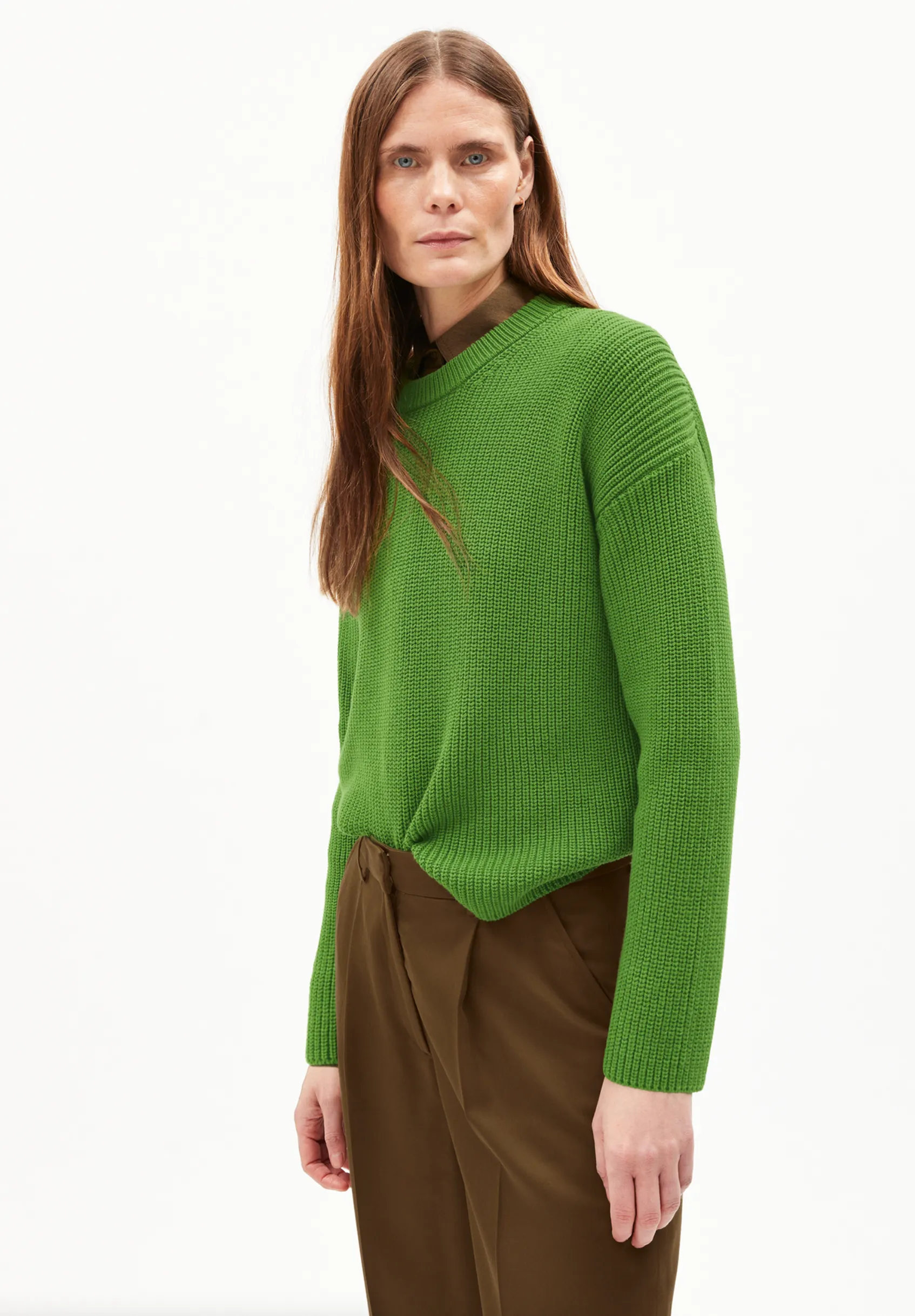 cotton sweater - nuriaas - ivy green