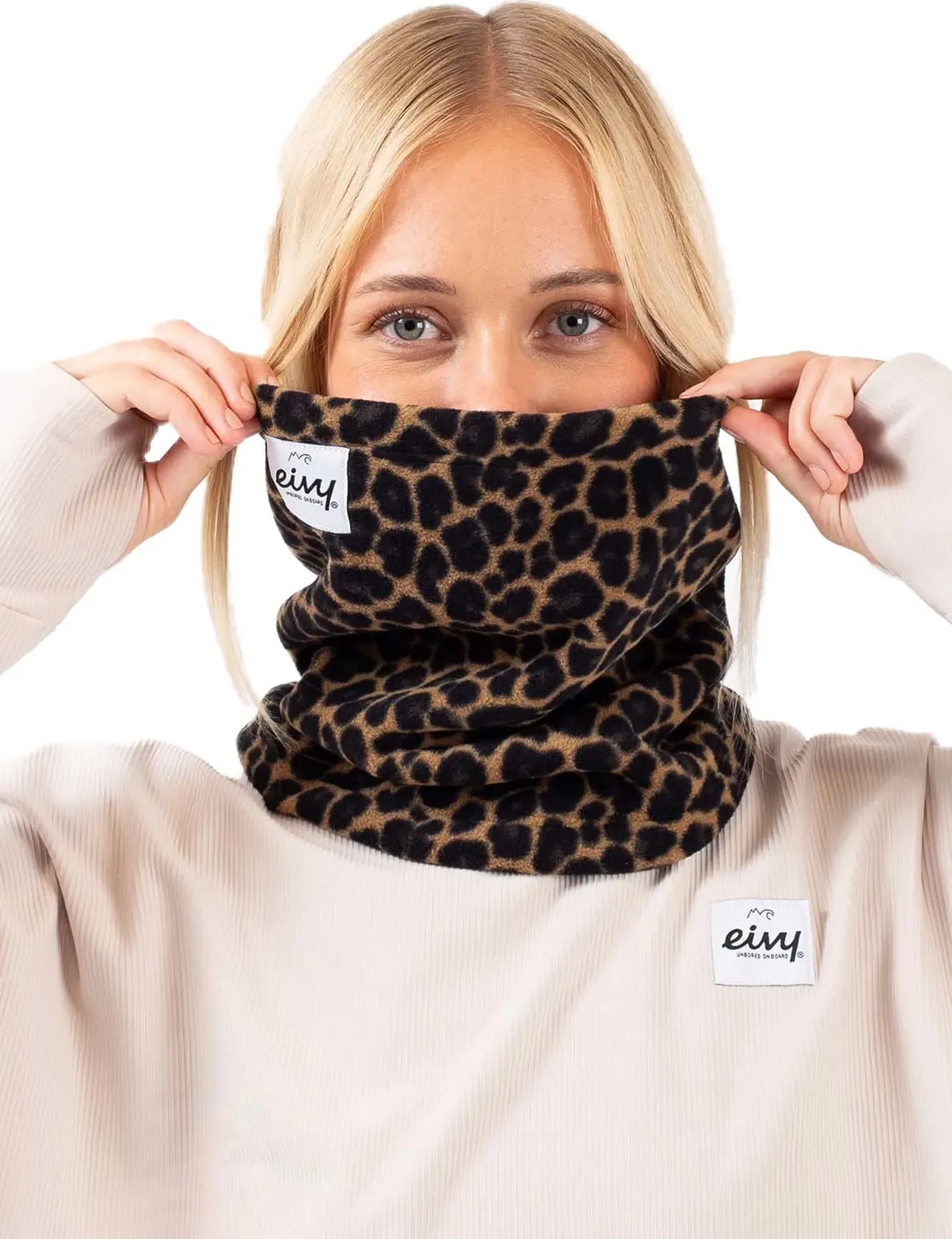 Eivy Adjustable Fleece Neckwarmer Leopard | Buy Eivy Adjustable Fleece Neckwarmer Leopard here | Outnorth