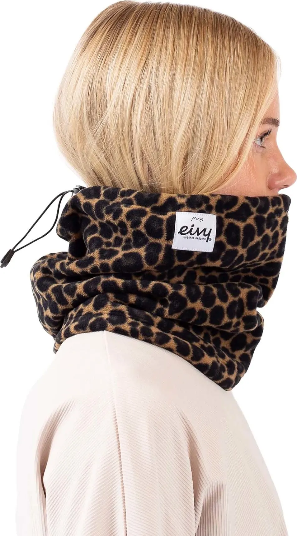 Eivy Adjustable Fleece Neckwarmer Leopard | Buy Eivy Adjustable Fleece Neckwarmer Leopard here | Outnorth