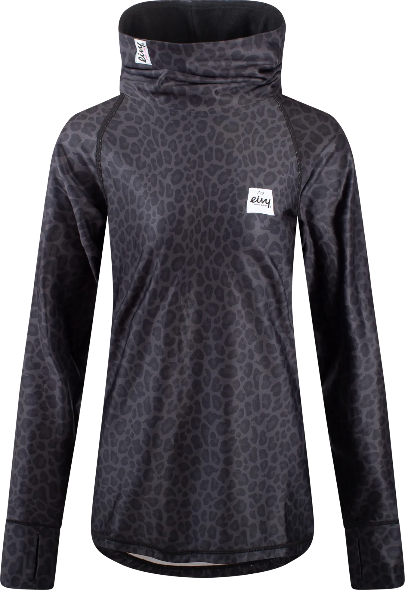 Eivy Women&#x27;s Icecold Top Black Leopard | Buy Eivy Women&#x27;s Icecold Top Black Leopard here | Outnorth