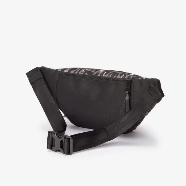 Fred Perry Leopard Print Crossbody Bag - Black Iris