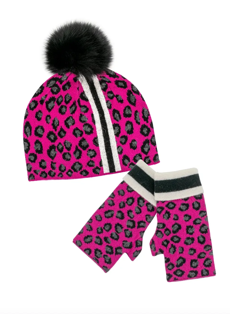 Fuchsia Leopard Hat