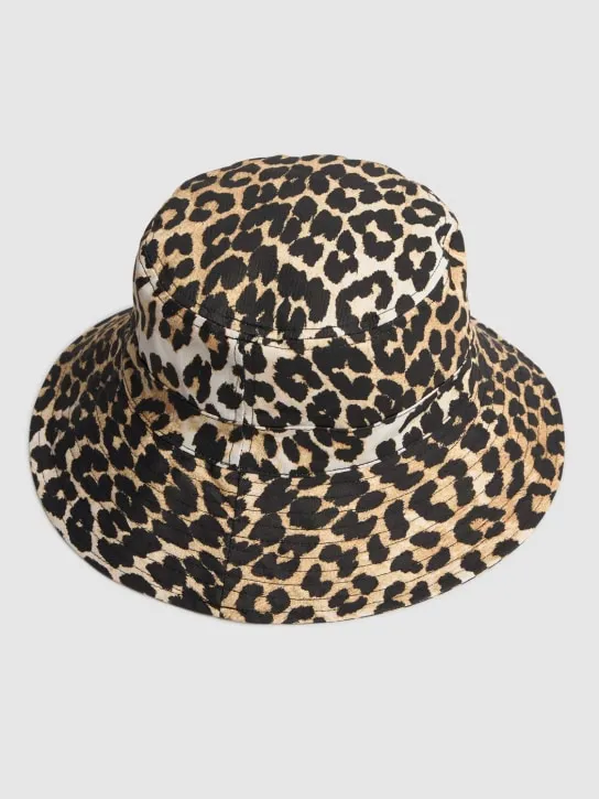 GANNI   Fisherman printed bucket hat 