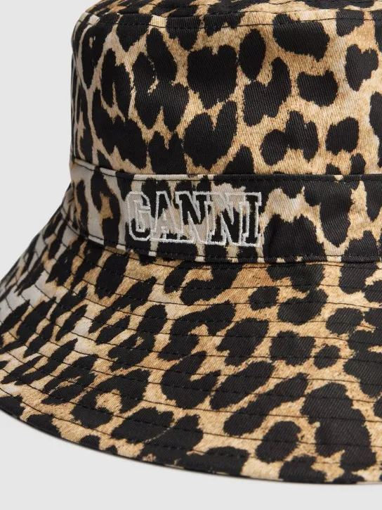 GANNI   Fisherman printed bucket hat 
