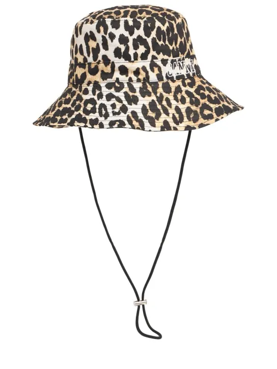 GANNI   Fisherman printed bucket hat 