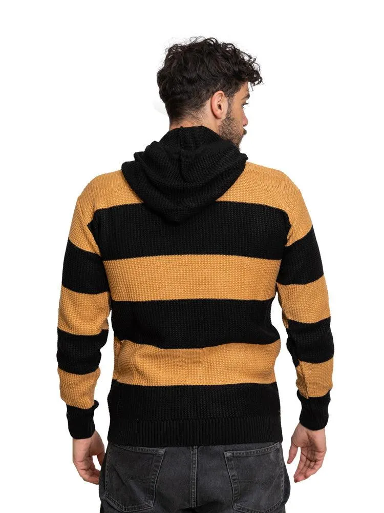 Hafan F-Striped Hoodie Pullover