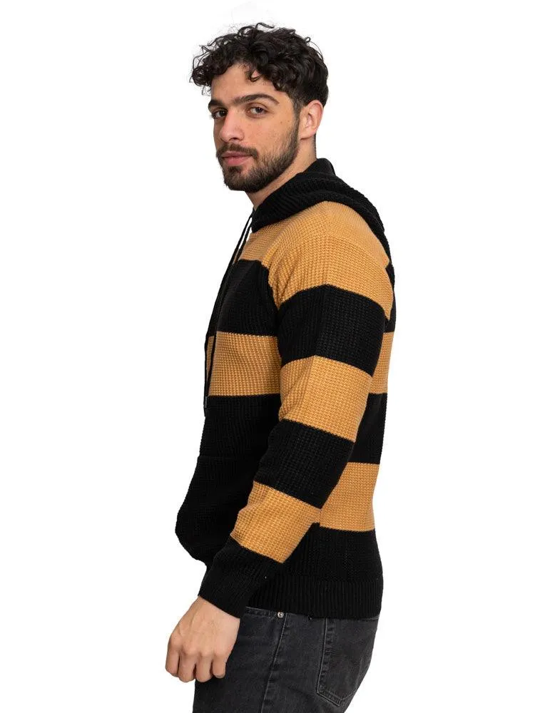 Hafan F-Striped Hoodie Pullover