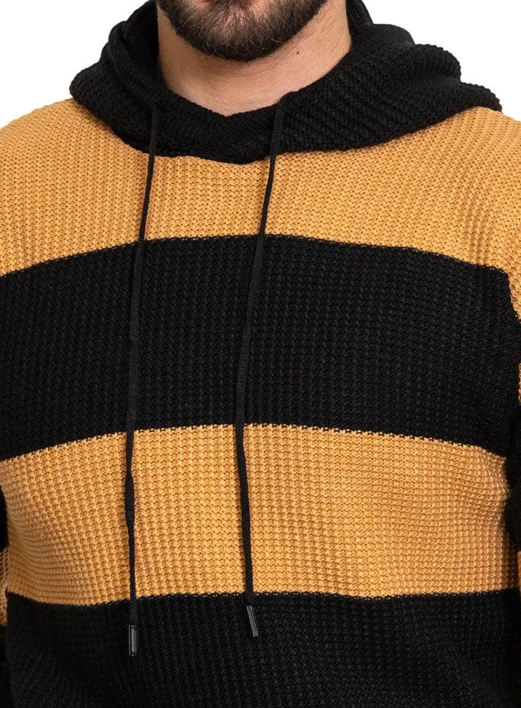 Hafan F-Striped Hoodie Pullover