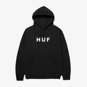 HUF | ESSENTIALS TT HOODIE  { BLACK