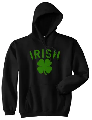 Irish Four Leaf Clover St Patricks Day Mens Pullover Hoodie