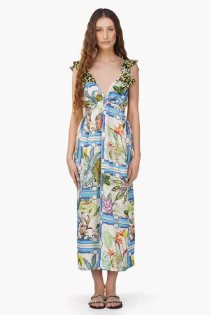 Jungle Paradise Printed Maxi Dress
