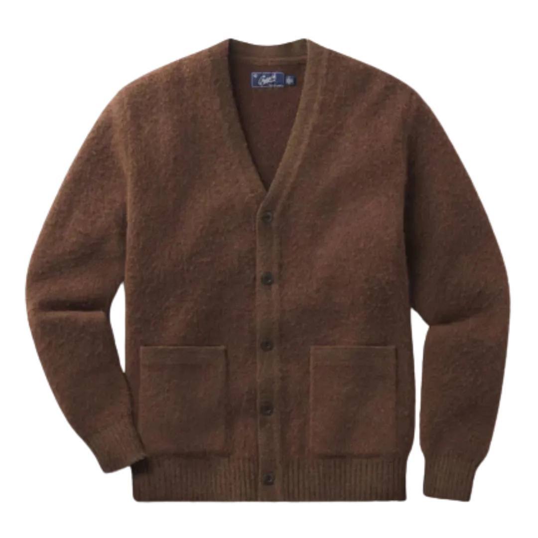 Kent Mohair Cardigan - Teak
