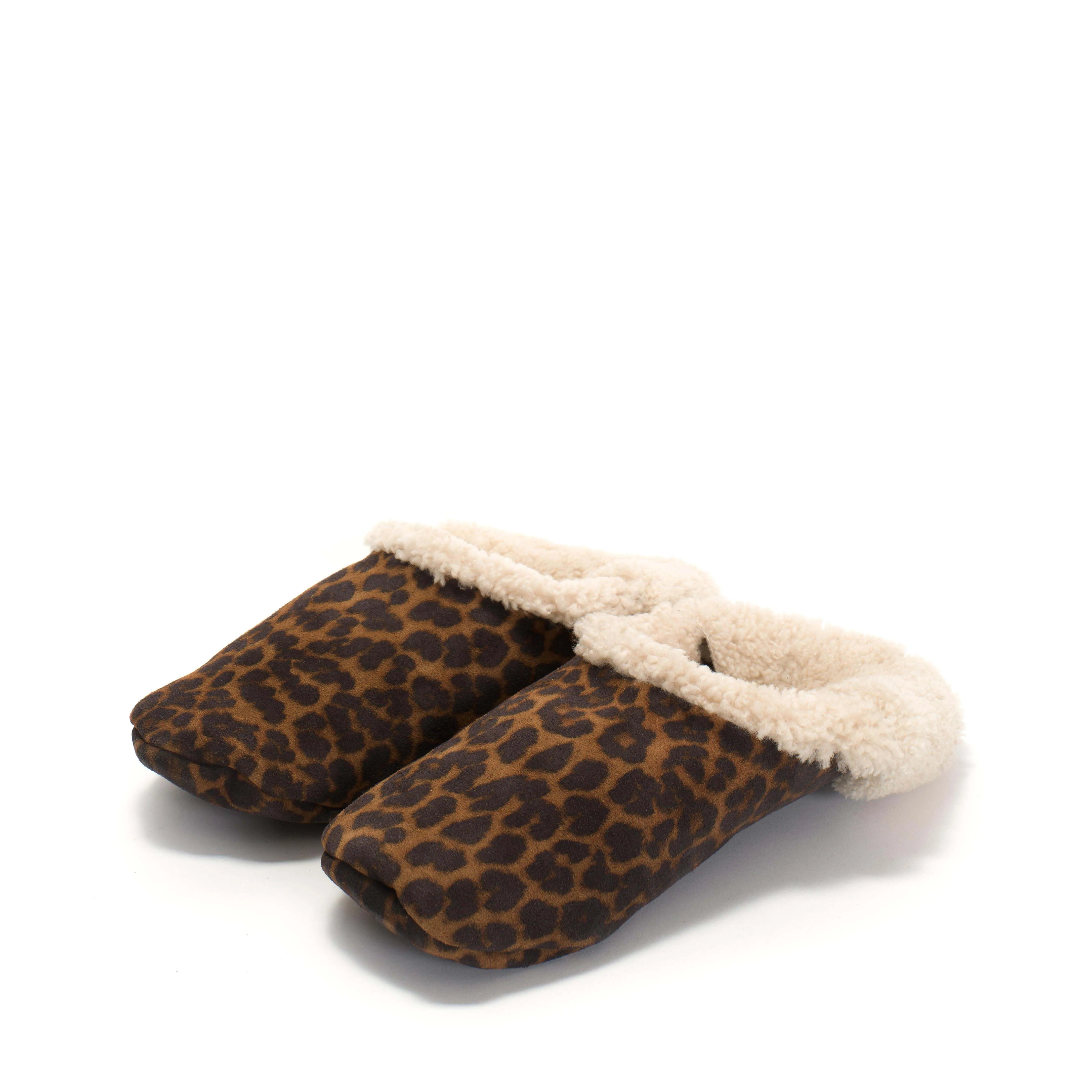 Lambiees shearling Calf suede print Leopard