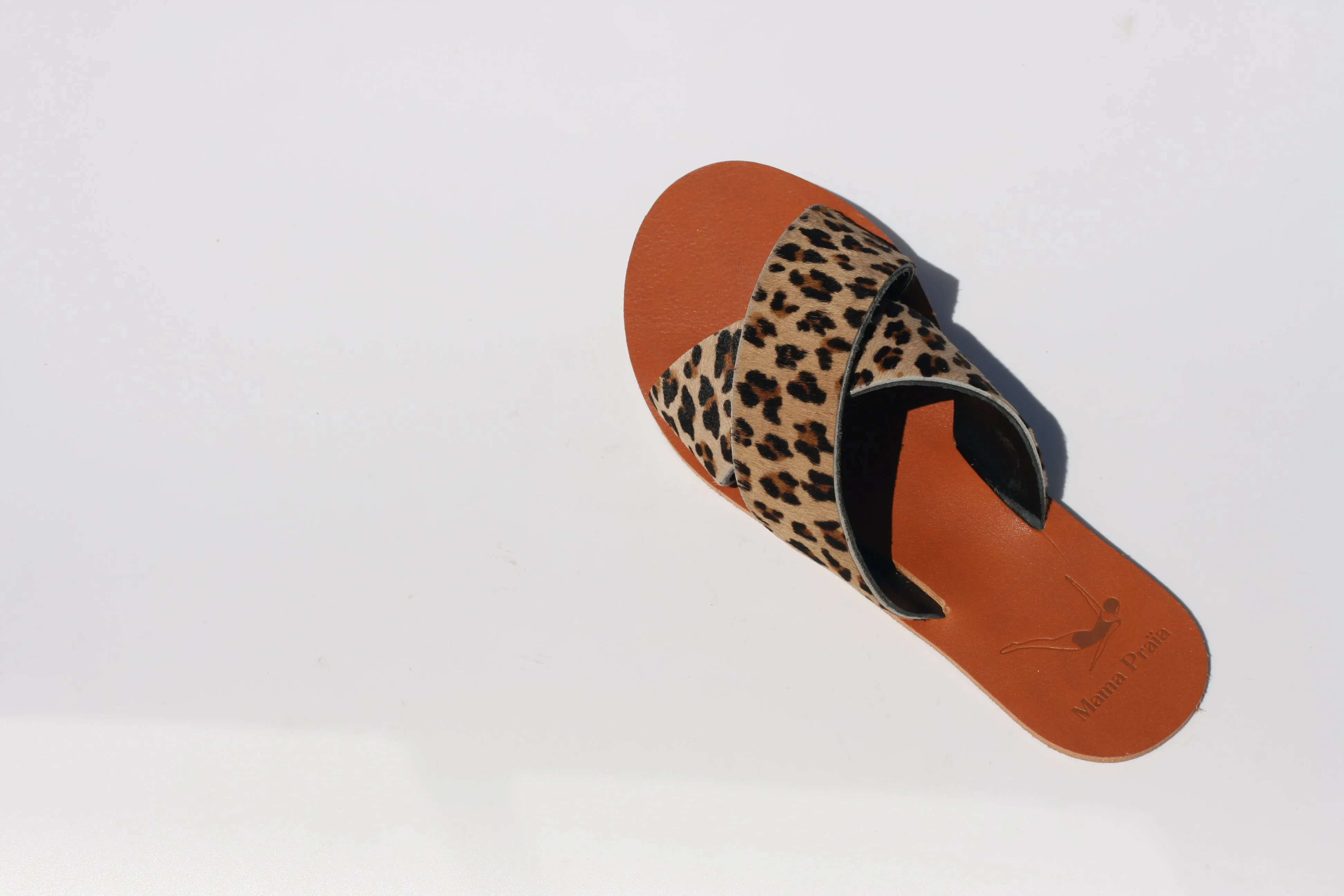 Leo - Camel Sole - Cross Sandals