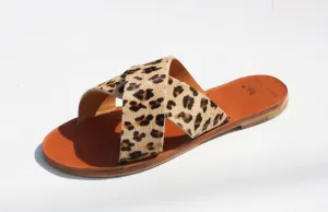 Leo - Camel Sole - Cross Sandals