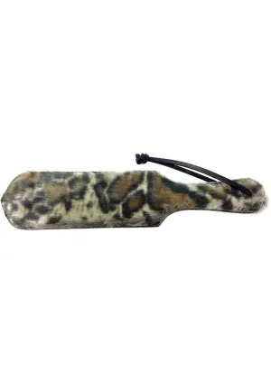 Leopard Print Fur Paddle
