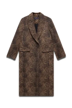 Leopard Print Long Coat