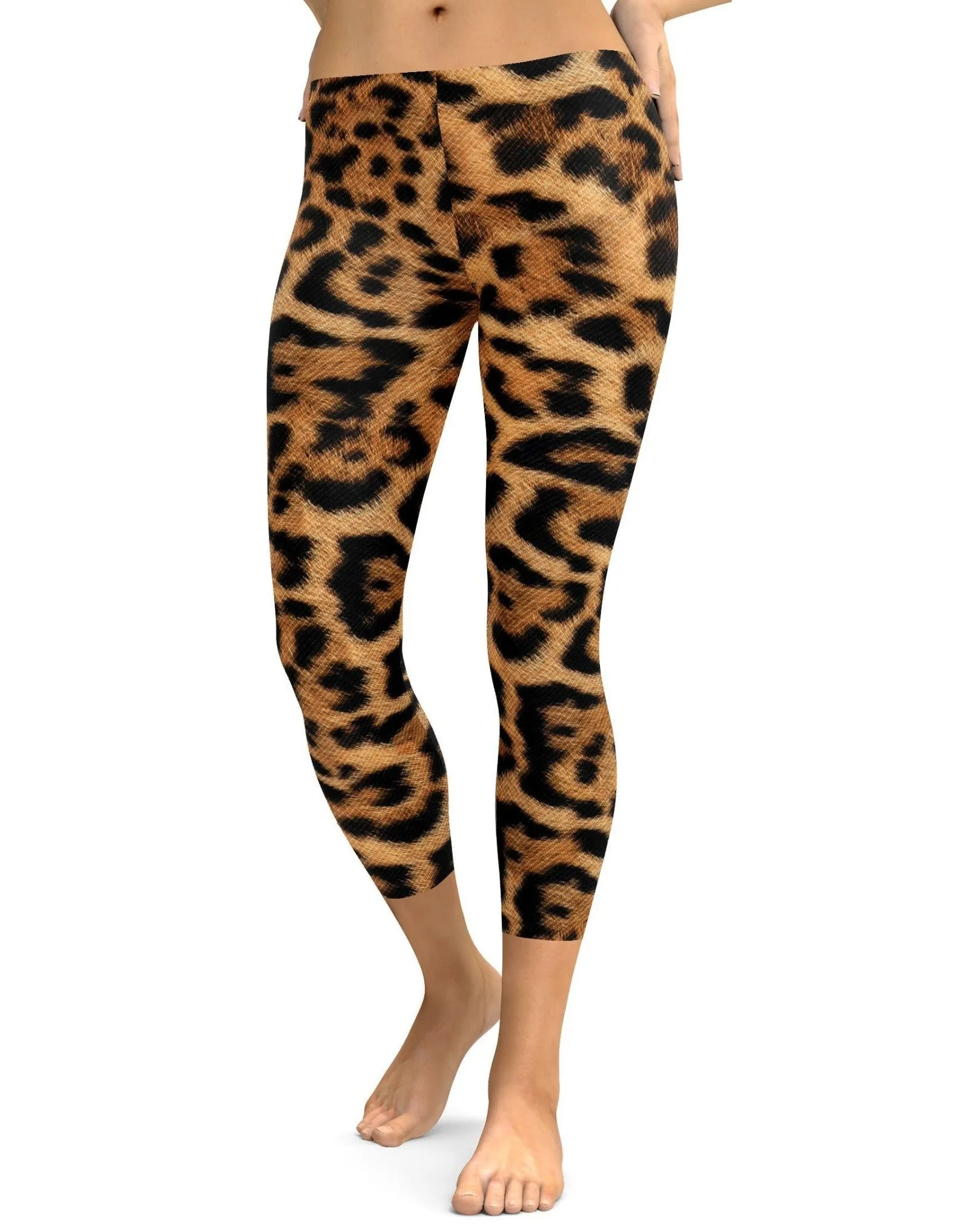 Leopard Skin Capris