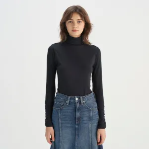 Levi's® Black Long-Sleeve Turtleneck Shirt