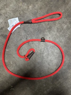 Mendota Slip Leash, Red, 6ft