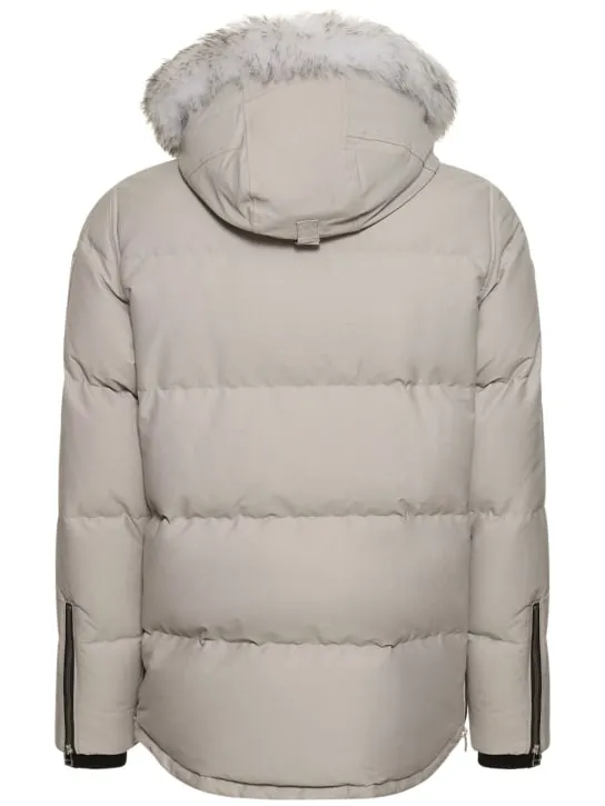 Moose Knuckles   3Q cotton down jacket w/ faux fur 