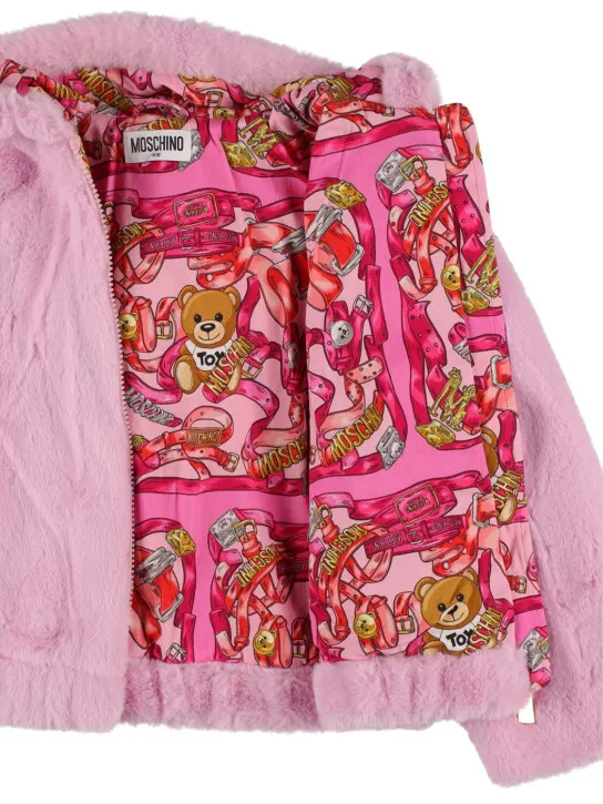 Moschino   Faux fur jacket 