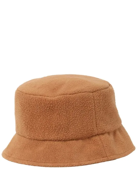 Moschino   Faux fur teddy bucket hat 