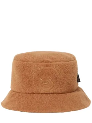 Moschino   Faux fur teddy bucket hat 