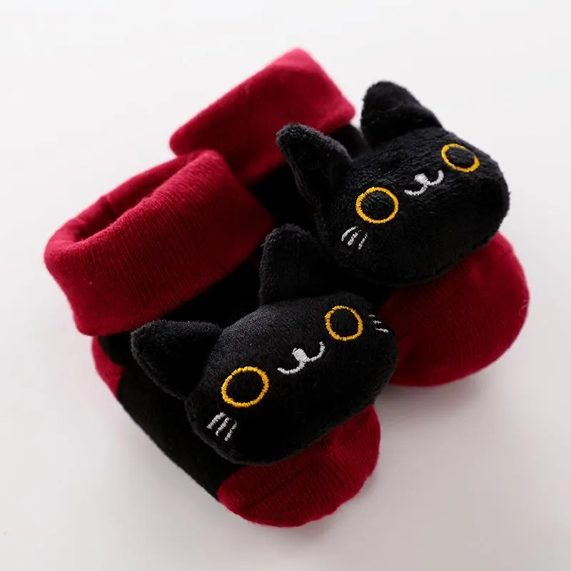 Newborn Anti-Slip Rattle Socks
