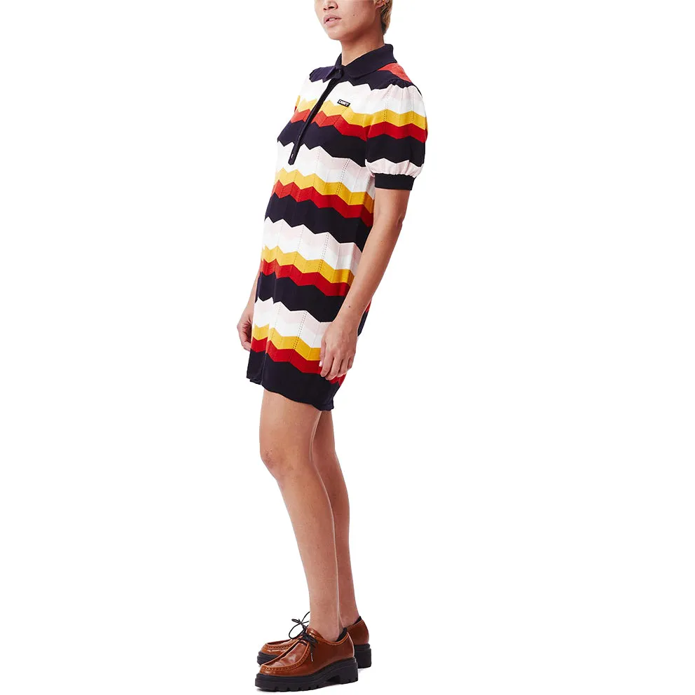 OBEY JAQUIE DRESS // NAVY MULTI