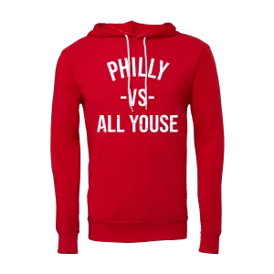 Philly vs All Youse Red Hoodie | Philadelphia Baseball