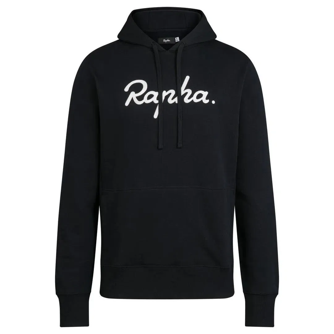 RAPHA Logo Pullover Hoodie - BLW Black/White