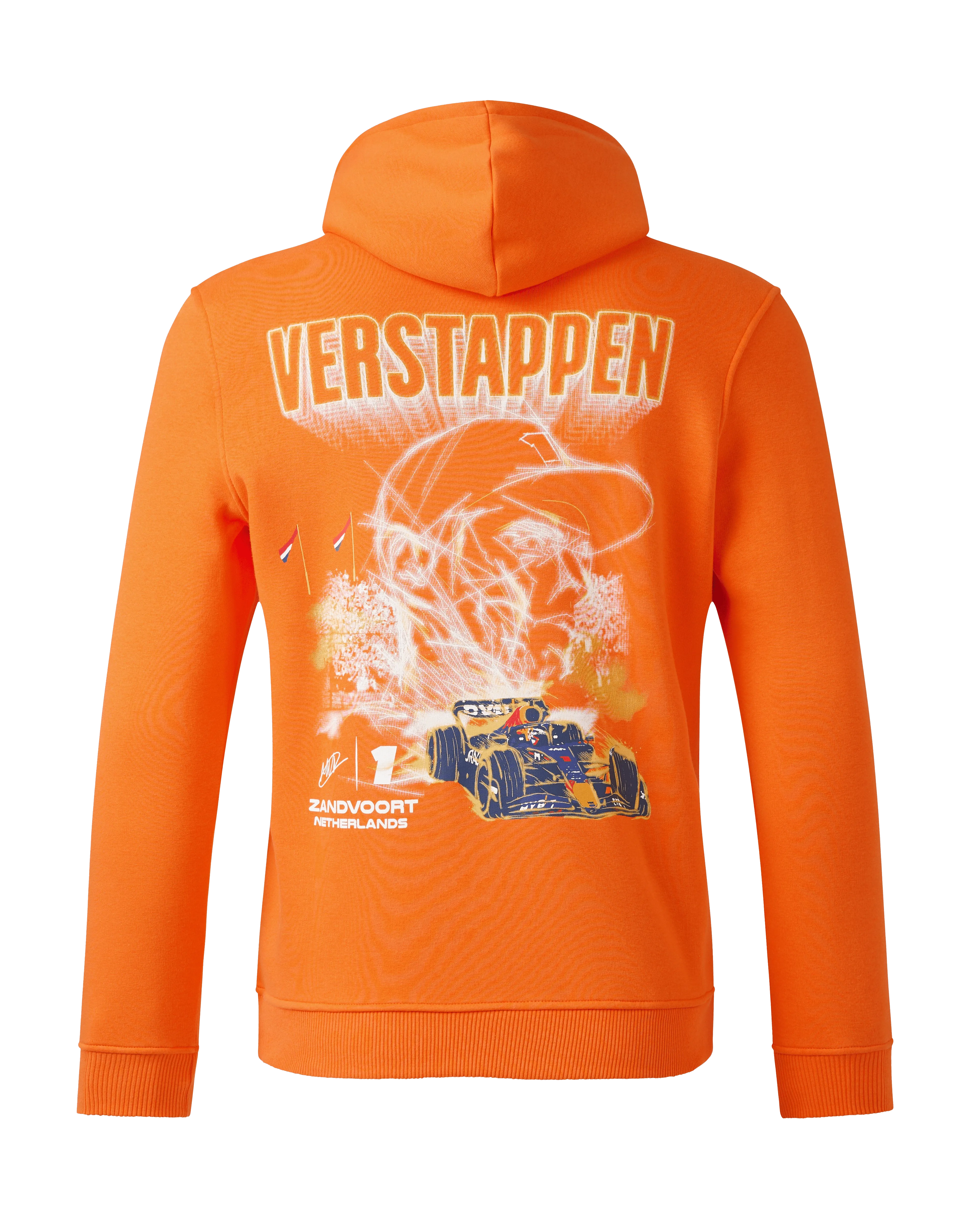 Red Bull Racing F1 Max Verstappen Special Edition Zandvoort Netherlands Hoodie - Orange