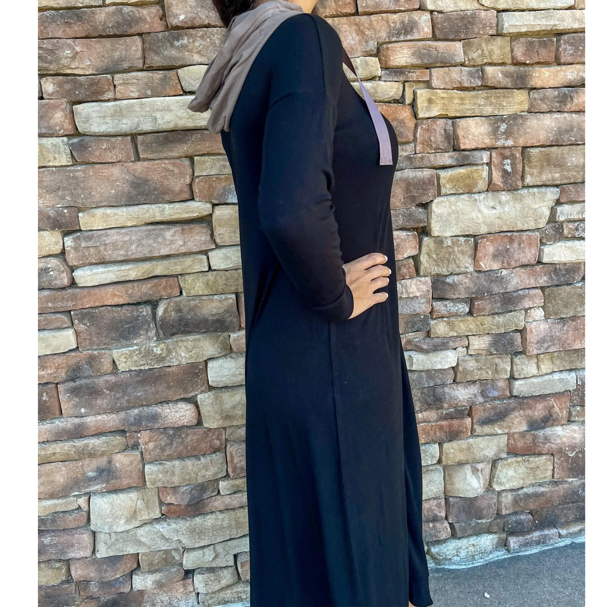 Rib Zip Dress