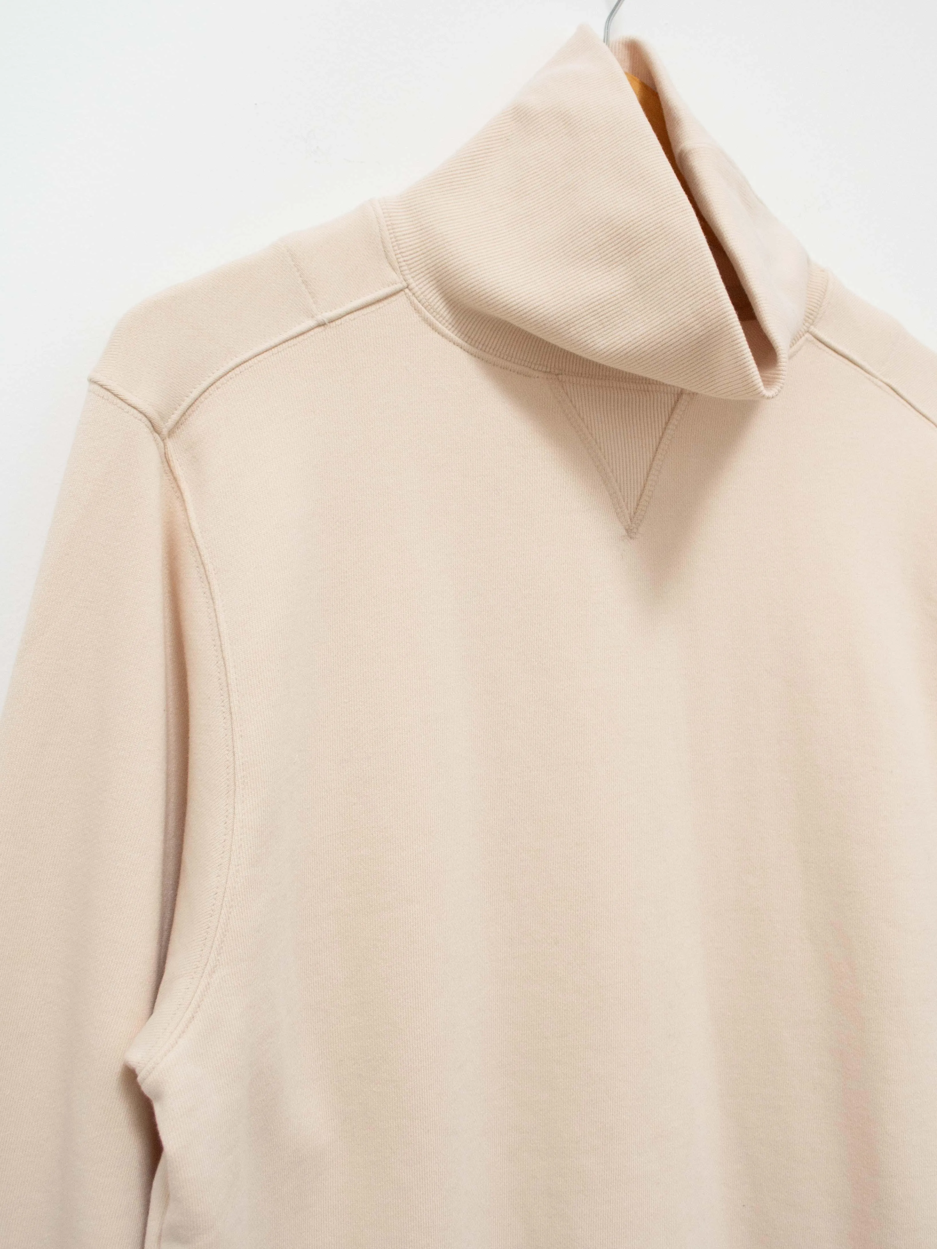 Ribbed Turtleneck Sweat Jersey - Vaseline