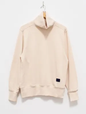Ribbed Turtleneck Sweat Jersey - Vaseline